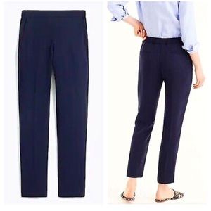 J.Crew Factory Drapey Pull On Ankle Pants, size 0, navy, New without tags
